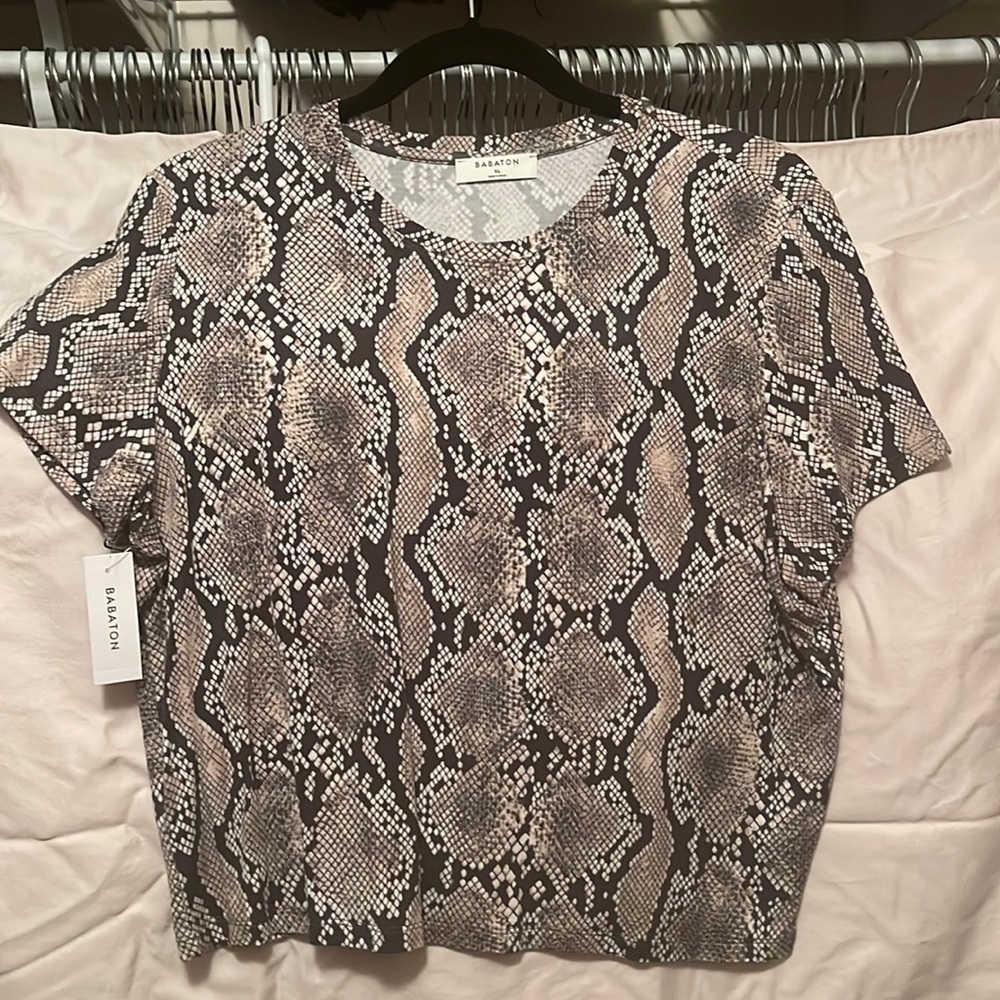 Babaton BNWT XL Everyday Top in coal grey/ graphite